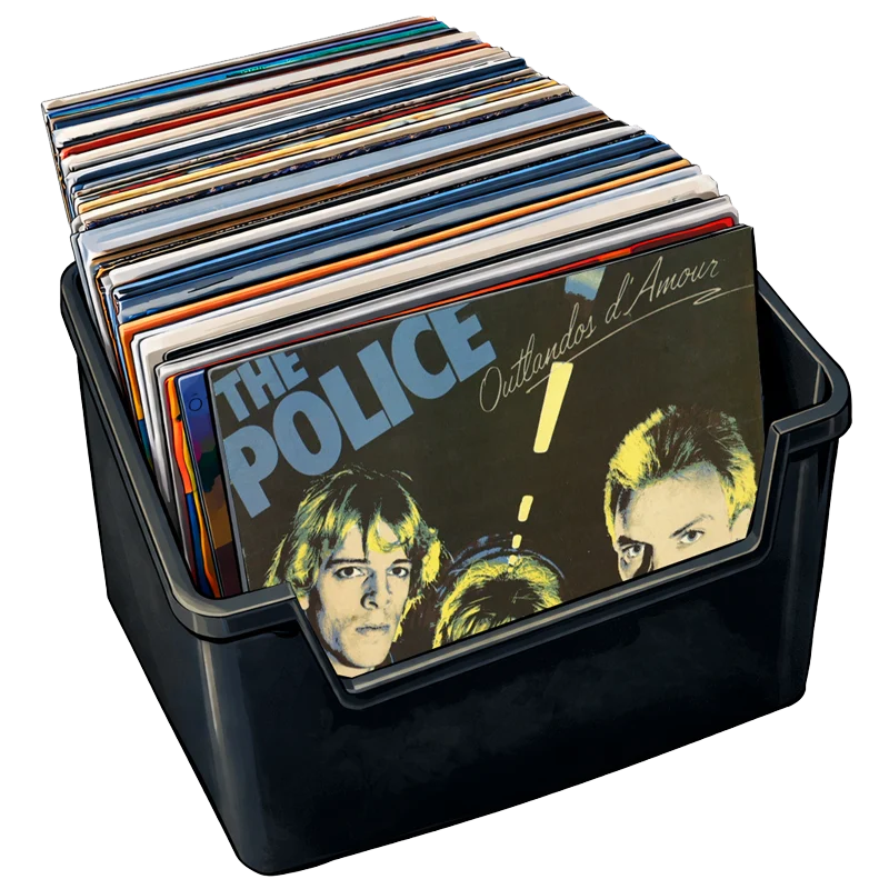 DISCover Plattenbox gebrauchtes Vinyl